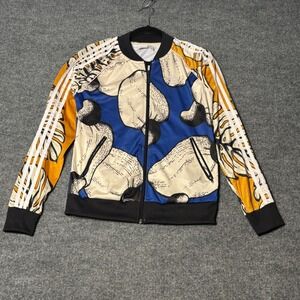 Adidas Originals x Farm Rio Womens Sm Cashew Fruit Print SST Track Jacket DH3053